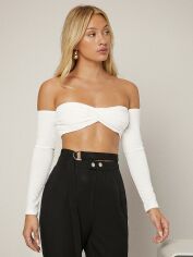 Акція на Топ жіночий SHEIN GD-00154309 M Білий від Rozetka