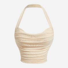 Акція на Топ жіночий SHEIN GD-00142664 L Кремовий від Rozetka