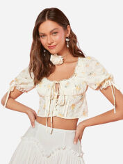 Акція на Топ жіночий SHEIN GD-00153571 XS Білий від Rozetka