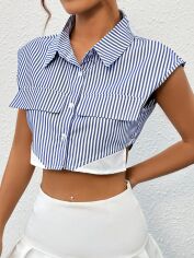 Акція на Топ жіночий SHEIN GD-00152876 XL Синій від Rozetka