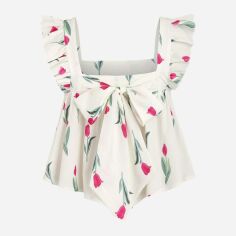 Акція на Топ жіночий SHEIN GD-00153591 XS Білий від Rozetka