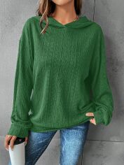 Акція на Худі жіноче SHEIN GD-00130043 L Зелене від Rozetka