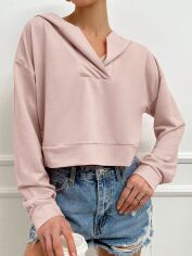 Акція на Худі жіноче SHEIN GD-00155513 M Світло-рожеве від Rozetka