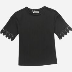 Акція на Футболка жіноча Mint&Berry GD-00052344 2XS Чорна від Rozetka