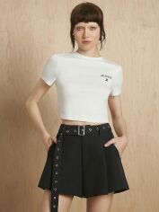 Акція на Футболка жіноча SHEIN GD-00144667 L Біла від Rozetka