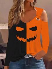 Акція на Футболка жіноча SHEIN GD-00122988 3XL Різнокольорова від Rozetka