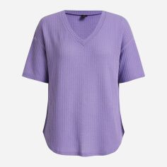 Акція на Футболка жіноча SHEIN GD-00154578 M Бузкова від Rozetka