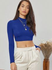 Акція на Футболка жіноча SHEIN GD-00163692 M Синя від Rozetka