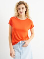 Акція на Футболка жіноча C&A GD-00128105 XS Помаранчева від Rozetka