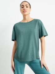 Акція на Футболка жіноча C&A GD-00081169 XS Зелена від Rozetka