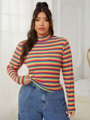 Акція на Гольф-водолазка жіноча SHEIN GD-00164452 XL Різнокольорова від Rozetka