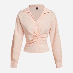 Акція на Блузка жіноча SHEIN GD-00130881 M Персикова від Rozetka