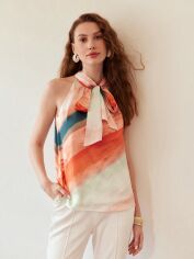 Акція на Блузка жіноча SHEIN GD-00153617 XS Різнокольорова від Rozetka