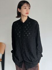 Акція на Блузка жіноча SHEIN GD-00131357 XL Чорна від Rozetka