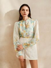 Акція на Блузка жіноча SHEIN GD-00150589 S Різнокольорова від Rozetka