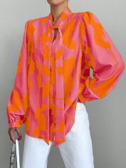 Акція на Блузка жіноча SHEIN GD-00153293 XS Різнокольорова від Rozetka