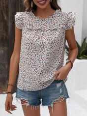 Акція на Блузка жіноча SHEIN GD-00153687 XS Біла від Rozetka