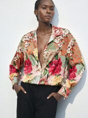 Акція на Блузка жіноча SHEIN GD-00132215 XL Різнокольорова від Rozetka