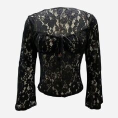 Акція на Блузка жіноча SHEIN GD-00134276 S Чорна від Rozetka