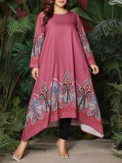 Акція на Сукня жіноча SHEIN GD-00139884 4XL Рожеве від Rozetka