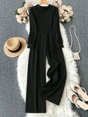 Акція на Комбінезон жіночий SHEIN GD-00131484 XL Чорний від Rozetka