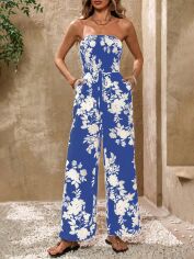 Акція на Комбінезон жіночий SHEIN GD-00147981 M Синій від Rozetka