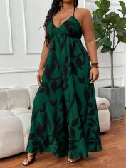 Акція на Комбінезон жіночий SHEIN GD-00132819 4XL Зелений від Rozetka