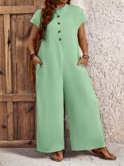Акція на Комбінезон жіночий SHEIN GD-00134307 XL Світло-зелений від Rozetka