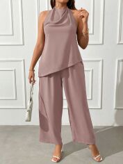 Акція на Костюм жіночий SHEIN GD-00139628 3XL Світло-рожевий від Rozetka
