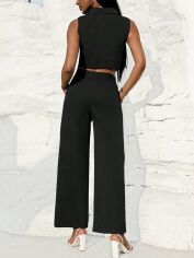 Акція на Костюм жіночий SHEIN GD-00151014 S Чорний від Rozetka
