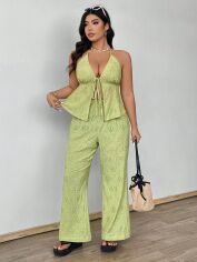 Акція на Костюм жіночий SHEIN GD-00131405 2XL Світло-зелений від Rozetka