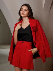 Акція на Костюм жіночий SHEIN GD-00133167 S Червоний від Rozetka