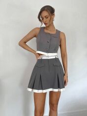 Акція на Костюм жіночий SHEIN GD-00131927 L Сірий від Rozetka