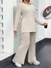 Акція на Костюм жіночий SHEIN GD-00132000 XL Світло-сірий від Rozetka