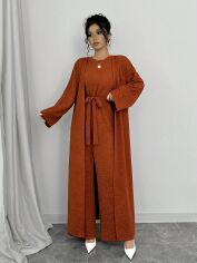 Акція на Костюм жіночий SHEIN GD-00132456 L Теракотовий від Rozetka