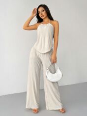 Акція на Костюм жіночий SHEIN GD-00132496 XS Кремовий від Rozetka