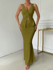 Акція на Костюм жіночий SHEIN GD-00134412 M Фісташковий від Rozetka