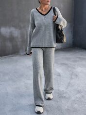 Акція на Костюм жіночий SHEIN GD-00134433 One Size Сірий від Rozetka