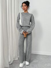 Акція на Костюм жіночий SHEIN GD-00135049 L Сірий від Rozetka