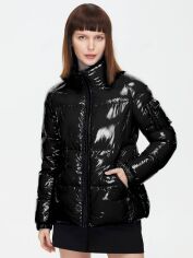 Акція на Куртка жіноча SHEIN GD-00103716 M Чорна від Rozetka