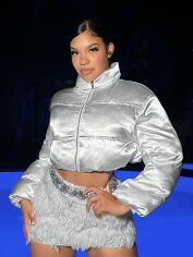 Акція на Куртка жіноча SHEIN GD-00116808 S Біла від Rozetka