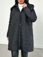 Акція на Куртка жіноча SHEIN GD-00145969 M Чорна від Rozetka
