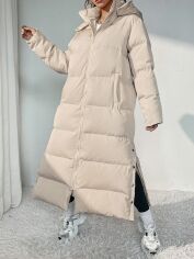 Акція на Куртка жіноча SHEIN GD-00154413 S Світло-бежева від Rozetka