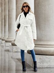 Акція на Куртка жіноча SHEIN GD-00157245 L Біла від Rozetka