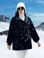 Акція на Куртка жіноча SHEIN GD-00116836 S Чорна від Rozetka