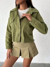 Акція на Куртка жіноча SHEIN GD-00116853 XS Хакі від Rozetka