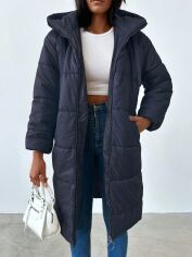Акція на Куртка жіноча SHEIN GD-00149153 S Темно-синя від Rozetka