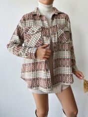 Акція на Куртка жіноча SHEIN GD-00135446 42 Різнокольорова від Rozetka