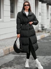 Акція на Пальто жіноче SHEIN GD-00100341 XS Чорне від Rozetka