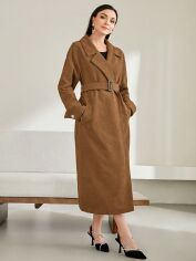 Акція на Пальто жіноче SHEIN GD-00117965 L Бежеве від Rozetka